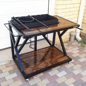 Мангал "Sevverin" с жаровней и столом